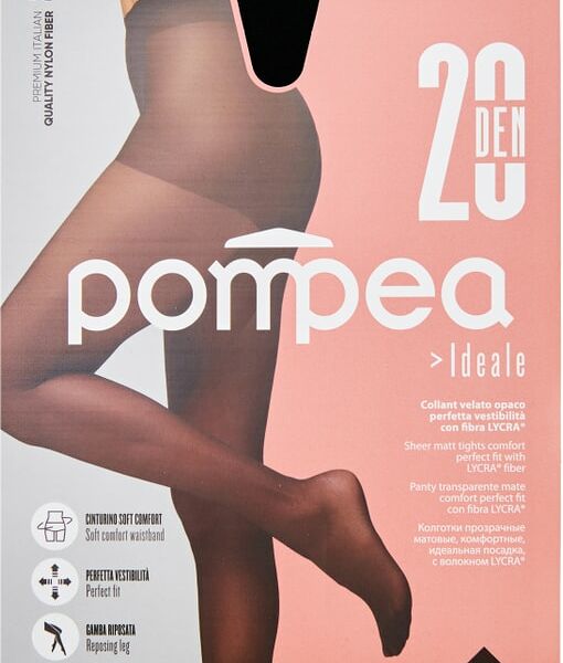 Колготки Pompea Ideale 20 den Nero Размер 3