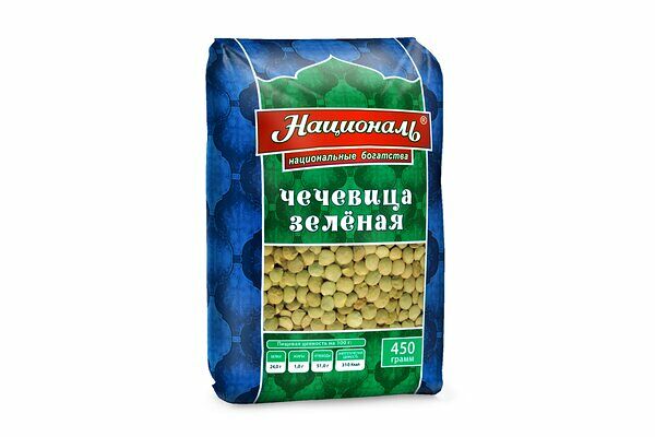 Чечевица зеленая Националь