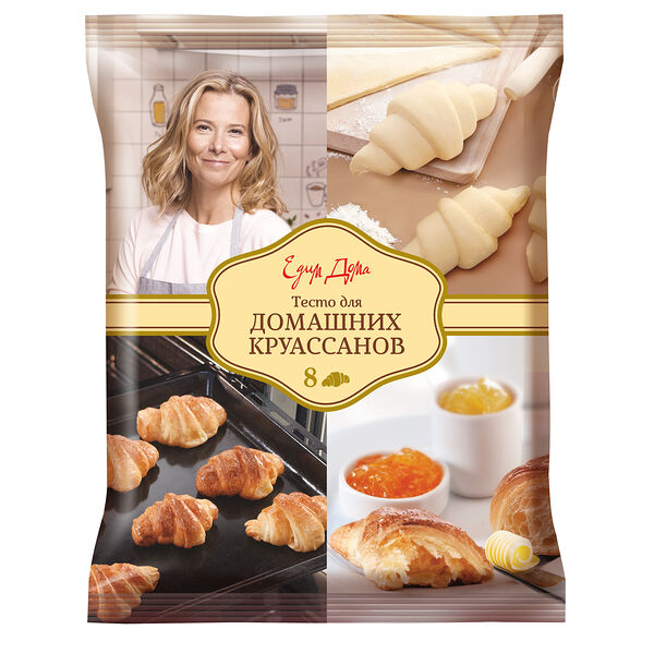 Тесто Едим дома для домашних круассанов 360 г
