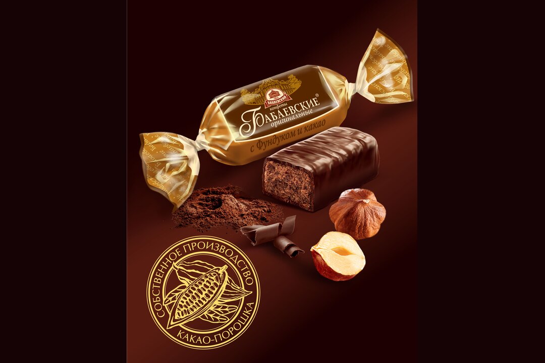 

Конфеты Бабаевский с Фундуком и какао 200 г