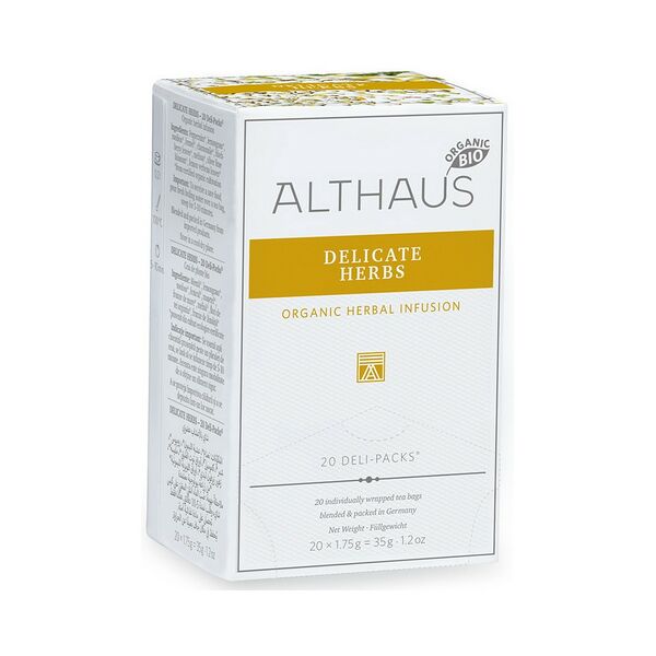 Напиток чайный Althaus Deli Packs Ароматные травы пак для чашек 20 x 1,75г