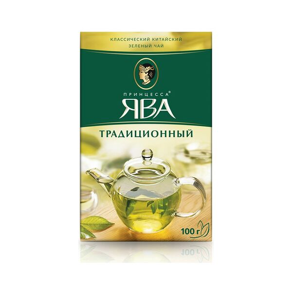 Чай зеленый Принцесса Ява BEST листвой вес 0.1 кг