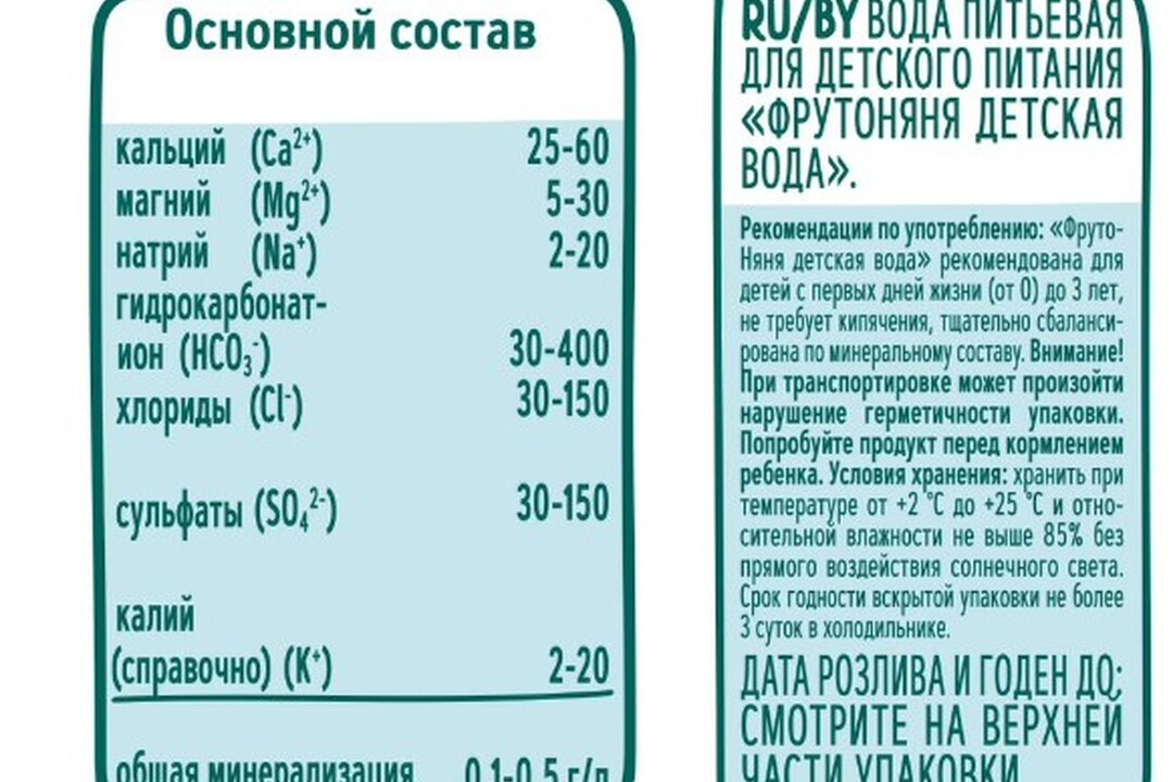 

Вода ФрутоНяня питьевая негазированная детская 1.5 л