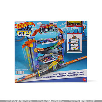 Игровой набор Hot Wheels Гараж для трюков серия City