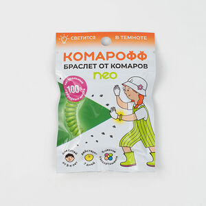 Браслет-спираль от комаров Комарофф семейный с 3 лет, 1 шт