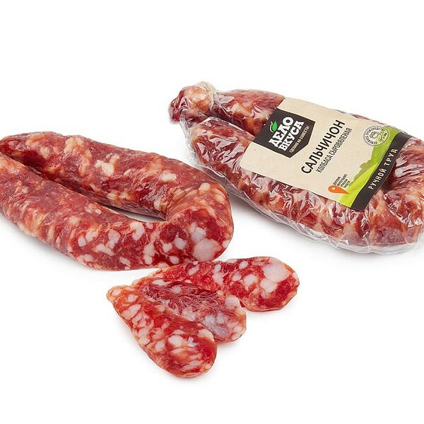 Колбаса сырокопченая Дело Вкуса Сальчичон кат.А вес