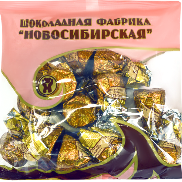 Конфеты ШФ НОВОСИБИРСКАЯ Трюфель со вкусом шоколадный крем