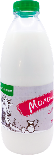 

Молоко пастеризованное Константиново 3.2% 930 мл