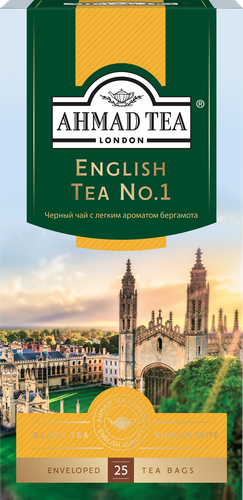 

Чай черный Ahmad Tea English Tea No.1 Бергамот байховый 25 пакетиков