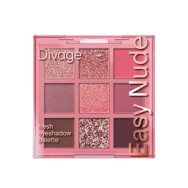 Палетка теней для век Divage Easy Nude Fresh 9 г