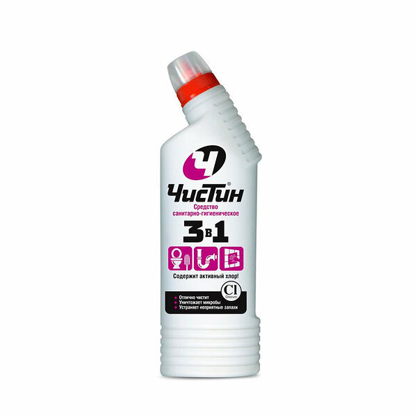 Гель универсальный Чистин Санитарно-Гигиеническое Средство 3в1 750 г