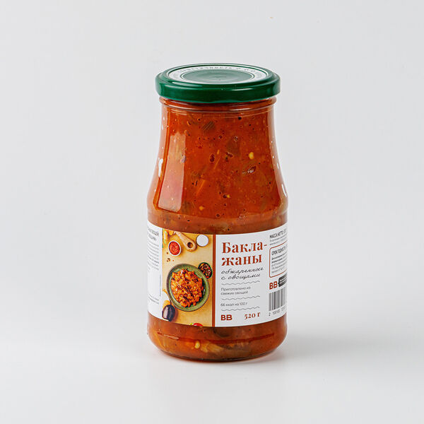 Баклажаны обжаренные с овощами