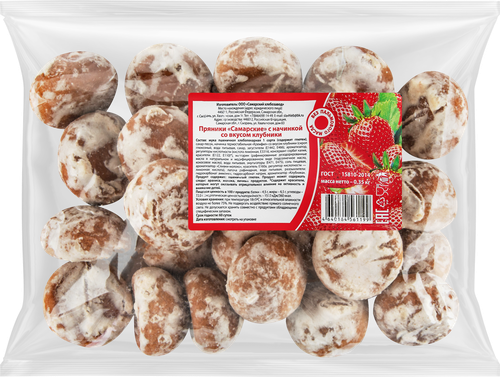 

Пряники Самарский хлебозавод №2 Самарские с клубникой 350 г