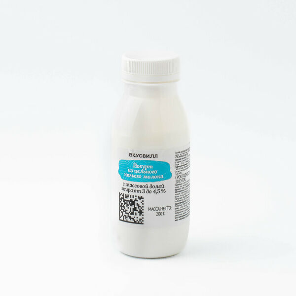 Йогурт из цельного козьего молока 3-4,5%, 200 г