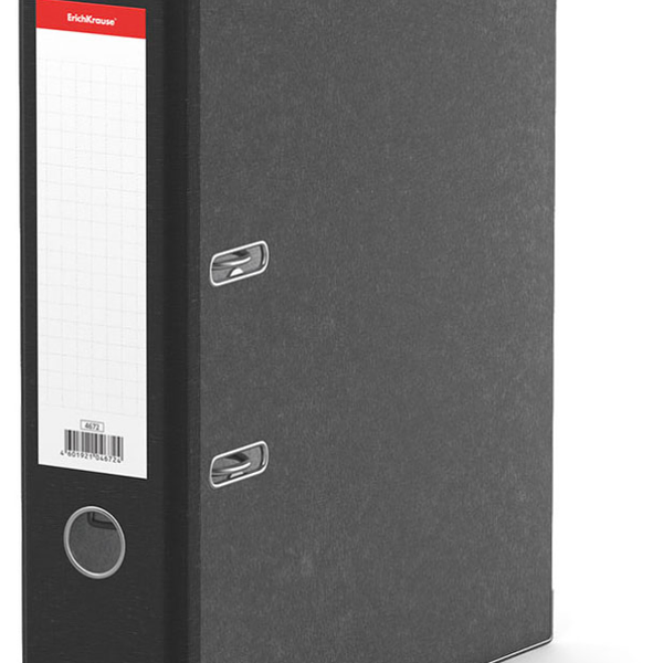 Папка-регистратор Erichkrause А4, 70мм, черный