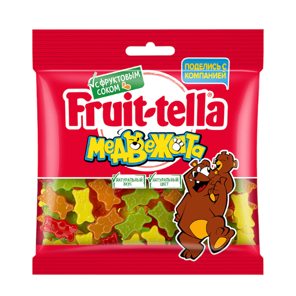 Мармелад жевательный Fruittella Медвежата, 70 г