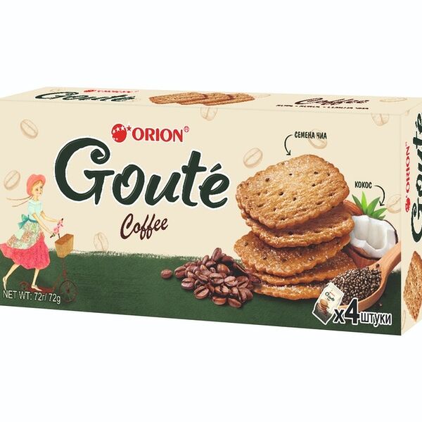 Печенье Orion Goute Coffee затяжное 72г