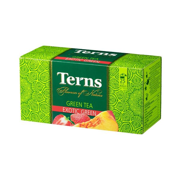 Чай зелёный Terns EXOTIC GREEN пак. аромат. в саше 25 х 1,5г