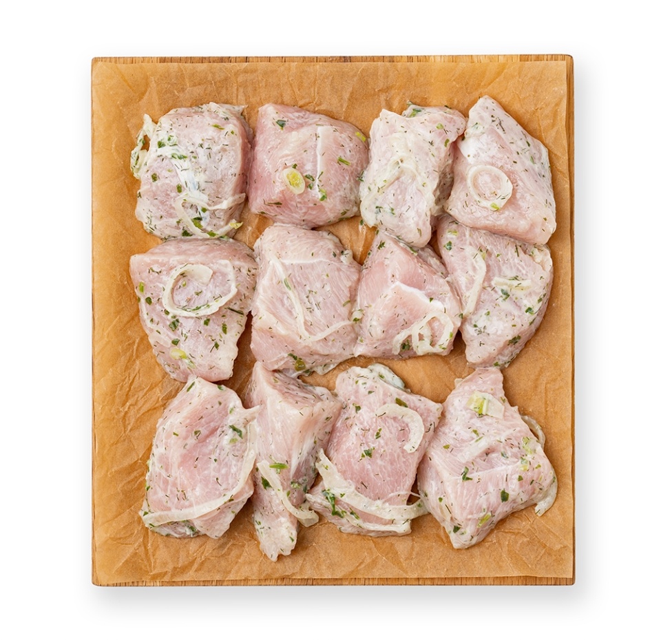 

Шашлык из филе грудки индейки в сливочно-кефирном маринаде Азбука вкуса