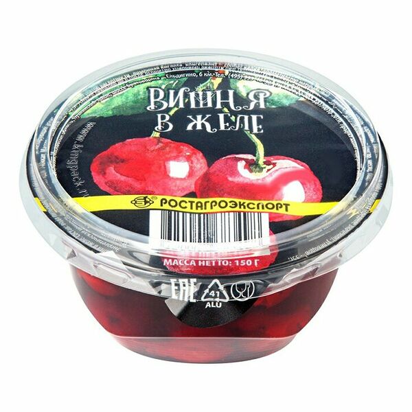 Желе РостАгроЭкспорт с вишней, 150г