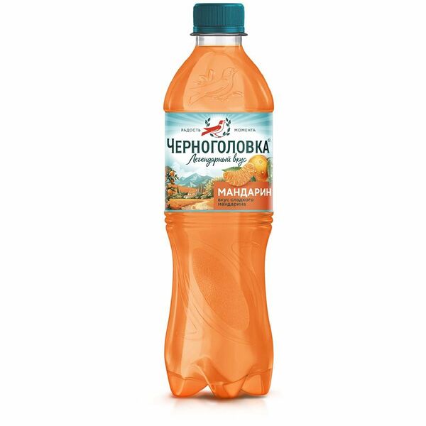 Лимонад газированный Черноголовка Мандарин 500мл