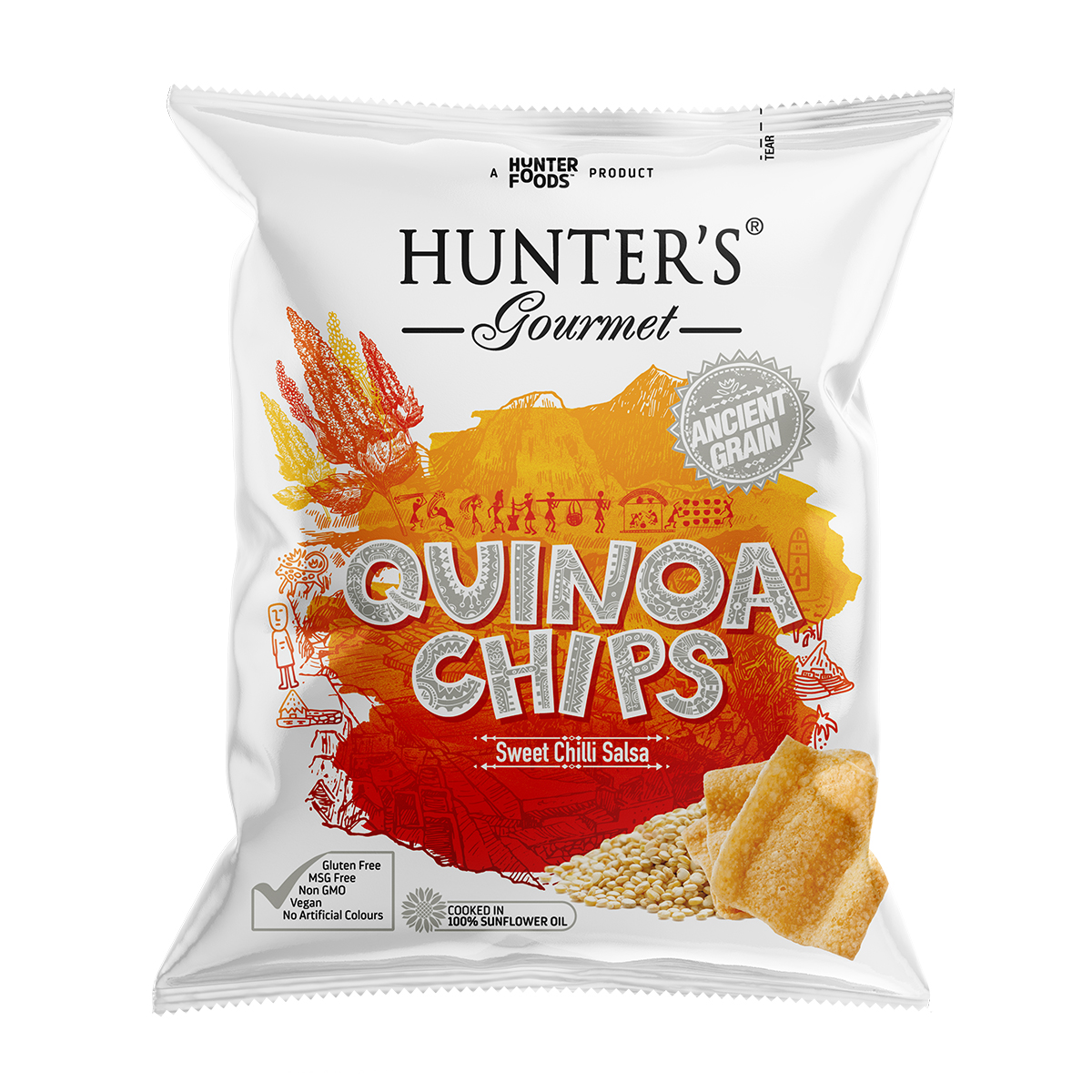

Чипсы из киноа Hunter's Gourmet Сладкий чили сальса 28 г, Объединенные Арабские Эмираты