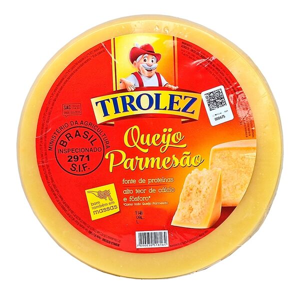 Сыр твердый Tirolez Parmesan 37% БЗМЖ