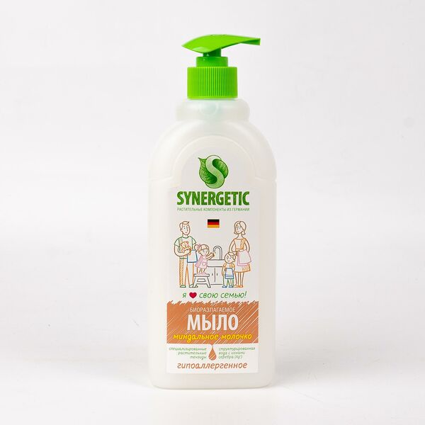 Мыло жидкое Миндальное Молочко, Synergetic