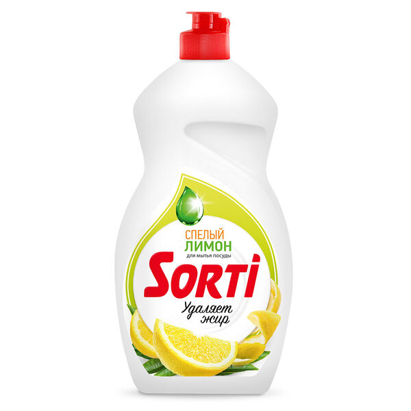 Средство для мытья посуды Sorti Спелый лимон 1300 мл