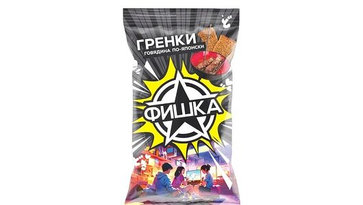Гренки Фишка Говядина по-японски, 120г