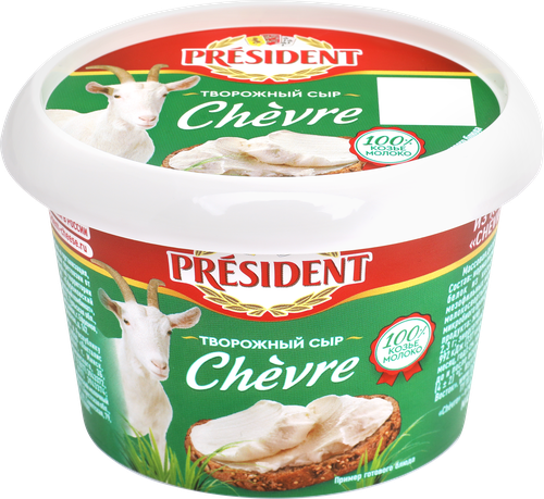 

Сыр творожный President Chevre из козьего молока 65% 140 г