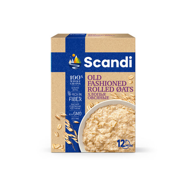 Хлопья Scandi овсяные классические