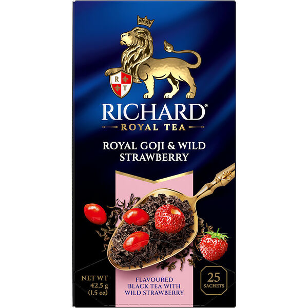 Чай черный Richard Royal Goji & Wild Strawberry байх 25*1,7г
