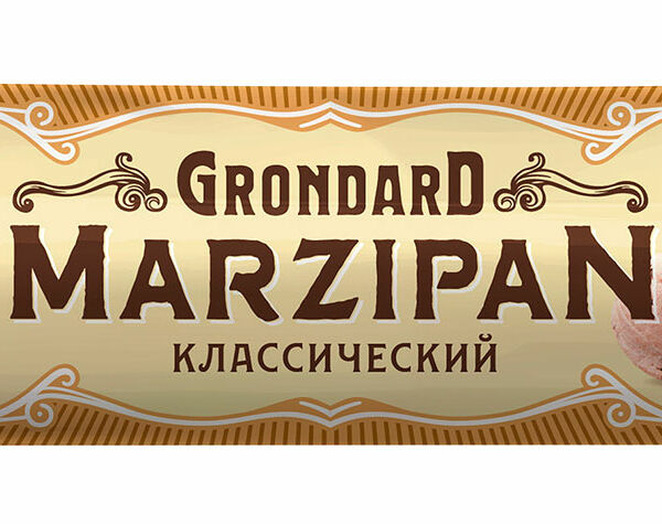 Батончик глазированный Grondard Марципан классический