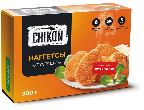 Наггетсы Chikon Хрустящие замороженные