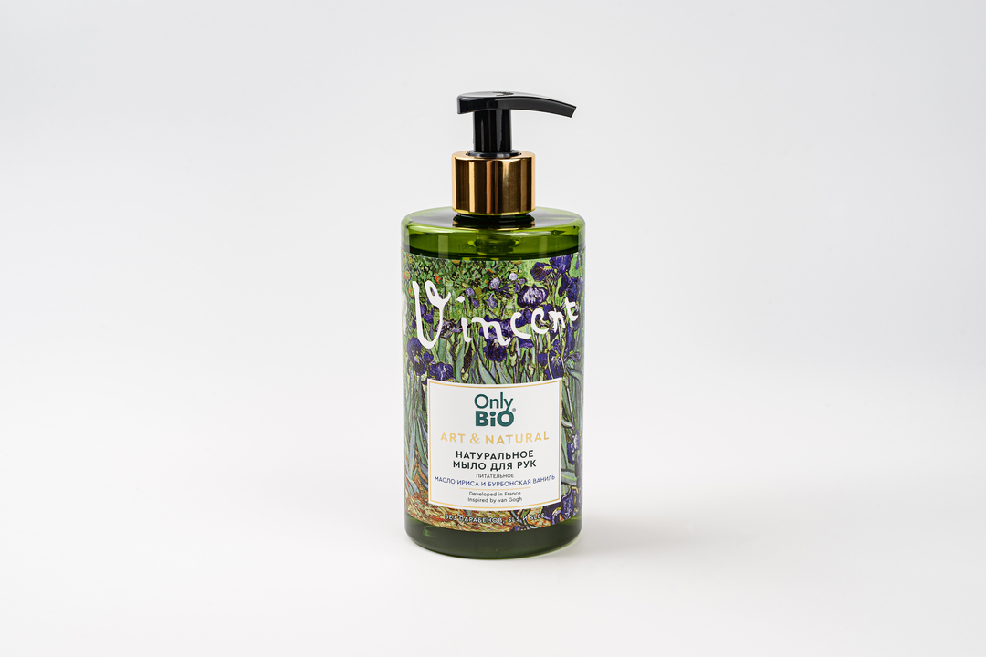 

Мыло для рук жидкое Масло ириса и бурбонская ваниль Only Bio Art & Natural