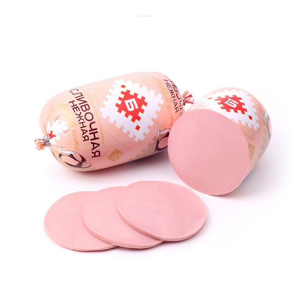 Колбаса СЛИВОЧНАЯ НЕЖНАЯ в/с вар колб изд мясн 650г Брестские традиции