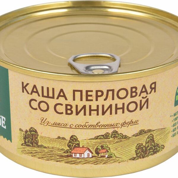 Каша Село Зеленое со свининой 325г