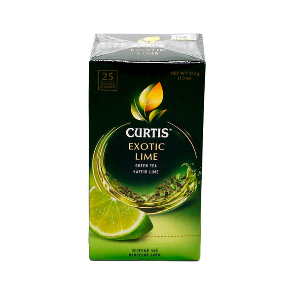 Чай Curtis Exotic Lime зел байх аромат с доб 25п*1,5г