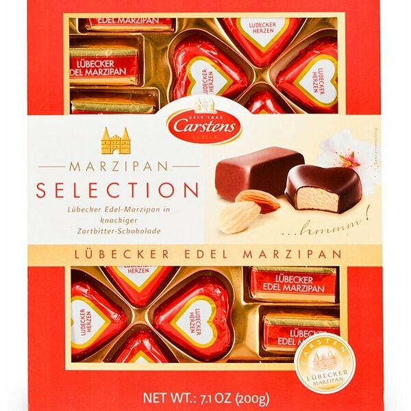 Конфеты Марципан в шоколаде Carstens