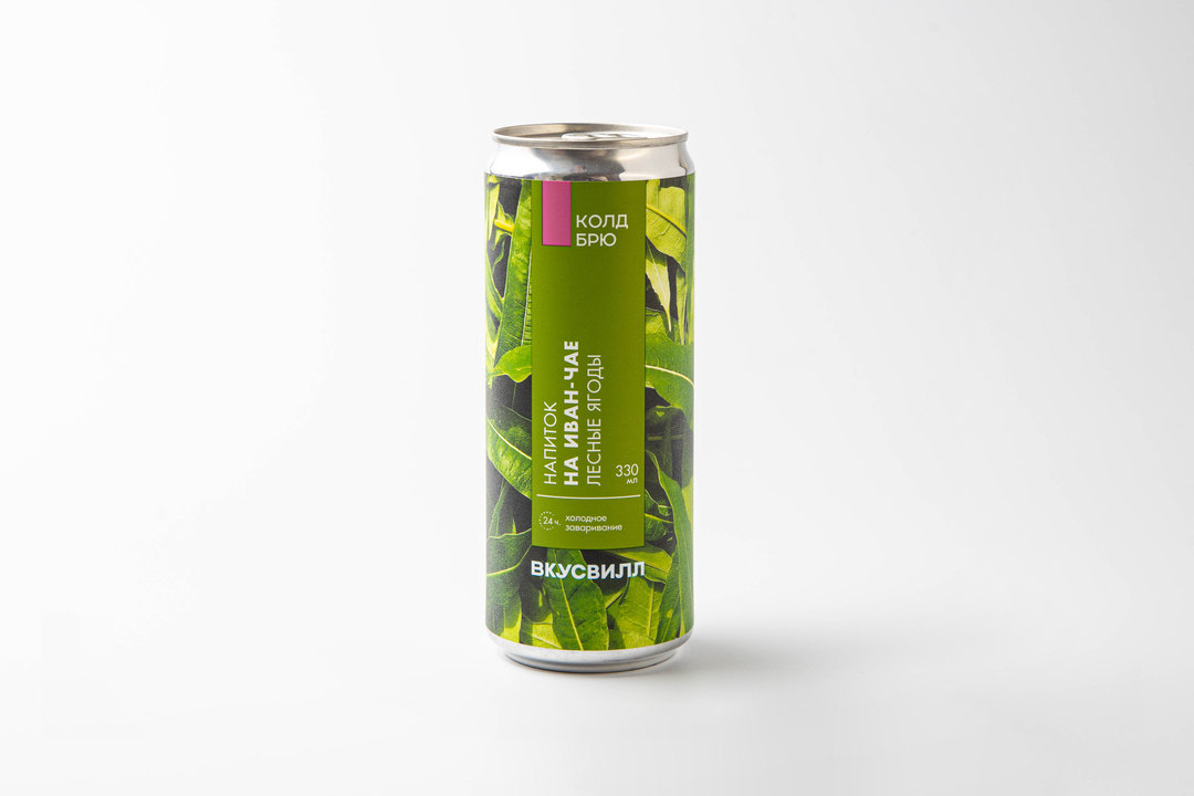 

Напиток "Колд брю" на иван-чае лесные ягоды, 330 мл