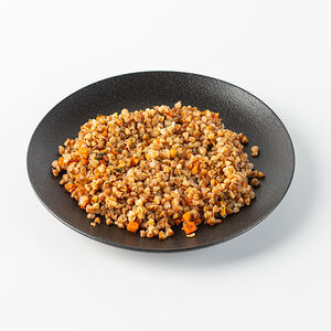 Гречка отварная с овощами, 150 г