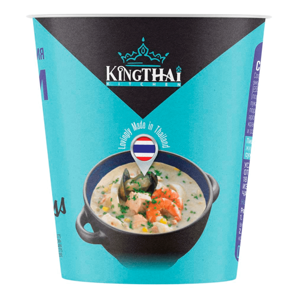Крем-суп Kingthai Kitchen со вкусом морепродуктов