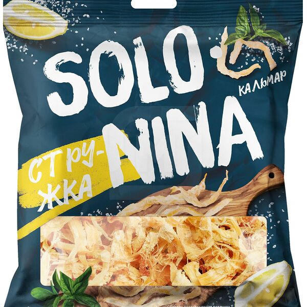 Кальмар Solo nina стружка сушено-вяленый
