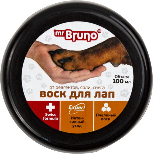 

Воск для собак Mr.Bruno для ухода за лапами, 100 мл