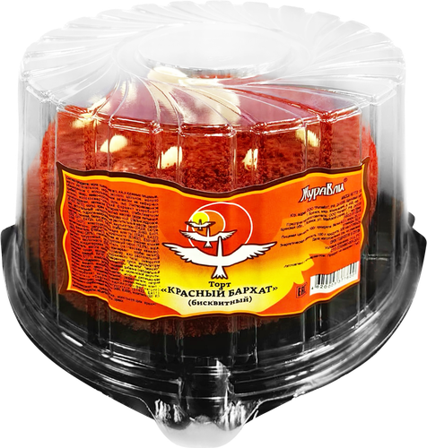 

Торт бисквитный Журавли Красный Бархат 1 кг