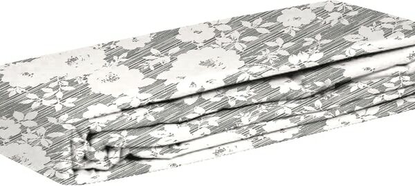 Простыня PiCassa 337 на резинке сатин набивной 140*200см