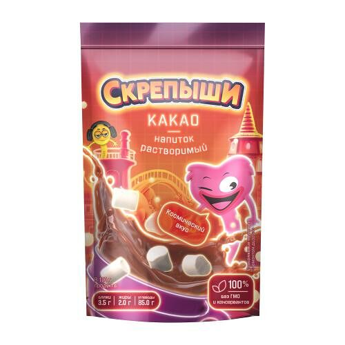 Какао-напиток Скрепыши растворимый 200 г