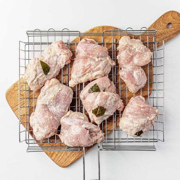 Шашлык куриный из филе бедра по-деревенски