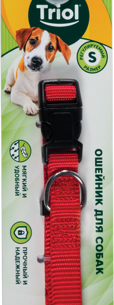 Ошейник для собак Triol S, 15x270-370 мм